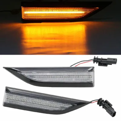 Für VW T6 VI Transporter Multivan VW Caddy 4 IV 2x LED Seitenblinker in SILBER in der Farbe SILBER von Goingfast