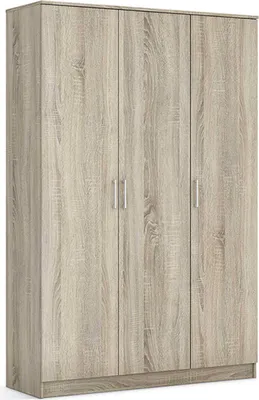 Produktbild von Kleiderschrank Ray 120cm mit 3 Türen - Sonoma Eiche