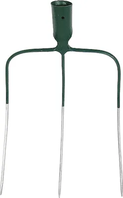 Produktbild von PROREGAL Dunggabel Mistgabel Mistforke Heugabel Streugabel, 3 Zinken, Ohne Stiel