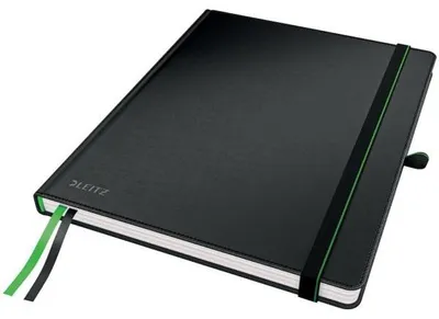 Produktbild von Leitz 44710095, Schwarz, A4, 80 Blätter, 96 g/m², Kariertes Papier, Hardcover