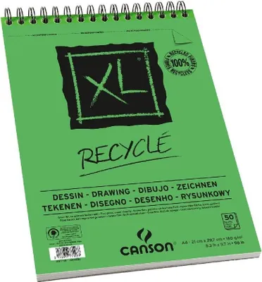 Produktbild von CANSON Skizzen und Studienblock "XL RECYCLED" DIN A4 50 Blatt