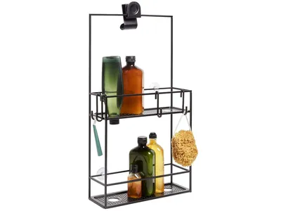 Obrázek produktu pro Umbra Cubiko sprchová polička, sprchová polička, sprchový sluha, kov, černá, 61 cm, 023461-040