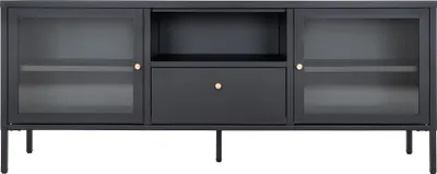 Produktbild von Lowboard >Dalby< in Schwarz, Metall - 160x60x35cm (BxHxT)