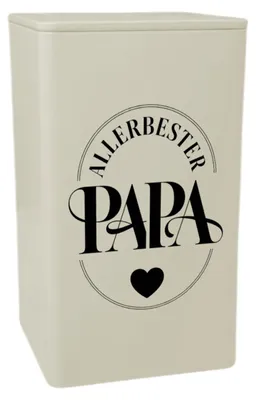 Produktbild von Allerbester Papa Herz Dose 900ml zum Vatertag