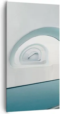 Produktbild von Bild auf Leinwand - Leinwandbild - Einteilig - Dreidimensional Modern Spirale - 65x120cm - Wand Bild - Wanddeko - Wandbilder - Leinwanddruck - Bilder - Wanddekoration - Leinwand bilder - PA65x120-4693