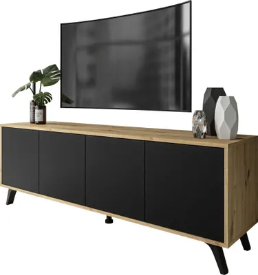 Produktbild von TV-Schrank SANAYI III Artisan Eiche / Schwarz