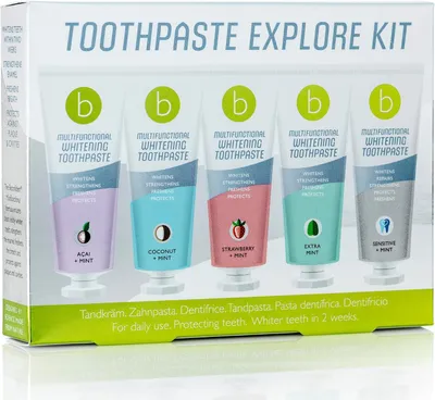 Image de Blanchiment des dents, boîte de 5, pour un sourire éclatant