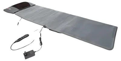 Image de Tapis de massage, 9 modes, fonction chauffante, gris