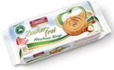 Zdjęcie produktu dla Coppenrath bezcukrowe kruche krążki z orzechami laskowymi 200g