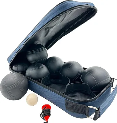 Produktbild von Spielkugeln 8 Stück - boule petanque schwarzes Etui enero pro