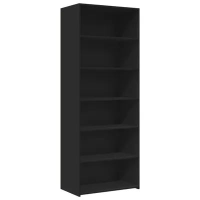 Produktbild von Highboard Schwarz 70x41x185 cm Holzwerkstoff