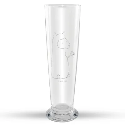 Produktbild von Mr. & Mrs. Panda Weizenglas Alpaka Fahne - Transparent - Geschenk, Liebe, Lamas, Lama, Alpakas, Weizen Glas, Bier, Mr Mrs, Weizenbier, Weißbierglas, Bierglas
