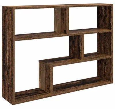 Immagine prodotto di vidaXL Mensola da parete con supporto a muro, marrone, 95 x 20 x 69,5 cm, materiale a base di legno