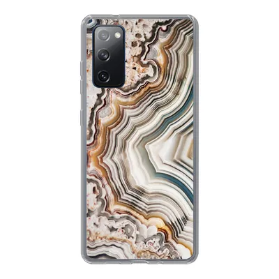Produktbild von MuchoWow® Handyhülle Schutzhülle Hülle für Samsung Galaxy S20 FE Naturstein - Nahaufnahme - Muster Silikon Softcase Handy Hülle - Abdeckung