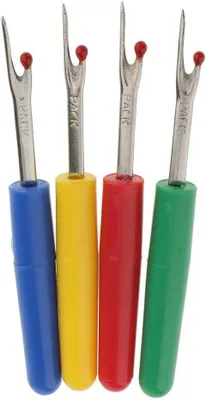 Produktbild von 4-teiliges Set von Nahttrennern aus Stahl, Nähwerkzeug