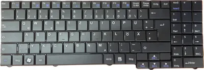 Produktbild von DEUTSCHE - Schwarz Tastatur Keyboard kompatibel für Model: V062018BK2