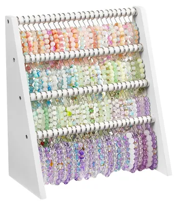 Image de Support en bois à 4 niveaux pour présentoirs de bracelets