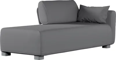 Produktbild von Dekoria Bezug für Mysinge Recamiere Sofa, grau, Sofahusse, Mysinge Recamiere