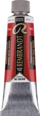 Produktbild von Rembrandt Ölfarbe Tube 150 ml Transparentoxidorange 273