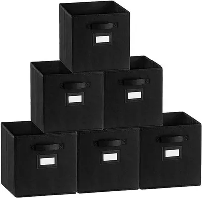 Image de Boîte de rangement Famanu, pliable - Panier de rangement - Beige