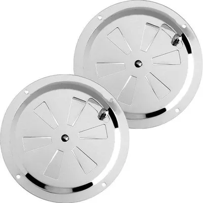 Obrázek produktu pro Kulatý ventilátor 125 mm z nerezové oceli s uzamykatelným víkem pro kempování
