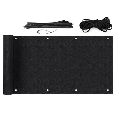 Obrázek produktu pro Sekey balkónová zástěna na ochranu soukromí kryt balkonu HDPE 220 g/m² větrná clona 90x300 cm
