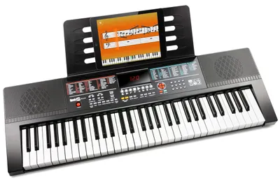 Zdjęcie produktu dla Klawiatura pianina LED z 61 klawiszami