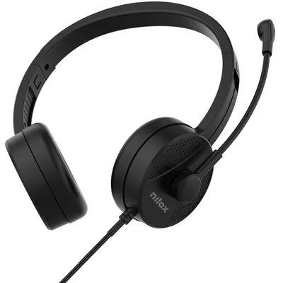 Obrázek produktu pro Sluchátka s mikrofonem, typ On-Ear, černá