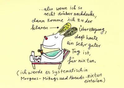 Produktbild von Postkarte Karindrawings "... also wenn ich so drüber nachdenke, dann komme ..."