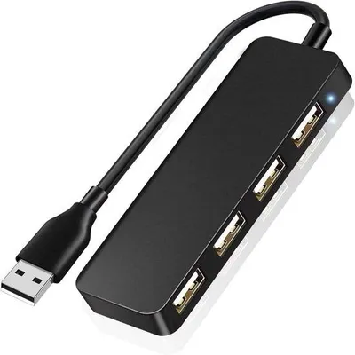 Obrázok produktu pre 4-portový USB rozbočovač s rozhraním USB 2.0 pre notebooky a počítače