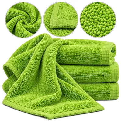 Produktbild von Handtuch - Badetuch - Grün - 70x140cm - Gästehandtuch - 500g/m²