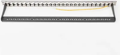Productafbeelding van DIGITUS 19-inch modulaire patchpaneel, Cat.6A, 24 poorten, zwart