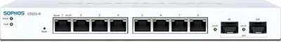 Immagine prodotto di Sophos CS101-8 - Switch - managed - 8 x 10/100/1000 + 2 x Gigabit SFP - Desktop, wandmontierbar