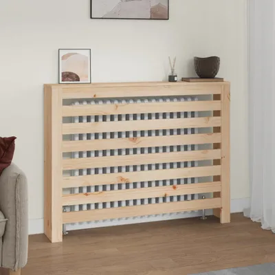 Produktbild von "2026 Promotion" Heizkörperverkleidung 108,5x19x84 cm Massivholz Kiefer - Klima- & Heizgeräte Zubehör CC28901