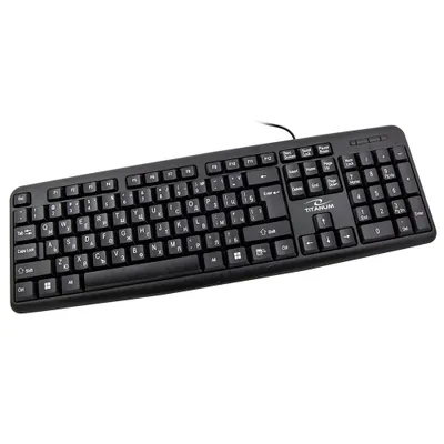 Obrázok produktu pre Titánová káblová štandardná USB klávesnica Bg