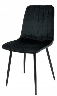 Immagine prodotto di Ekspand | Sedia LR-2023 - Nero - Velluto di alta qualità - Comfort moderno - Stile Loft