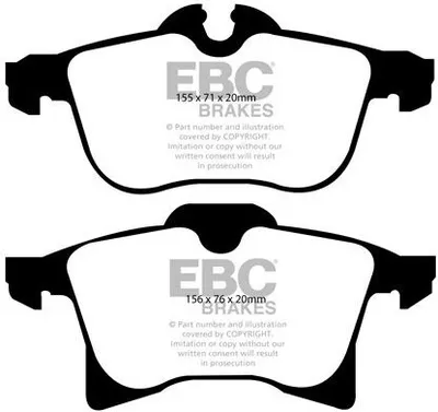 Produktbild von EBC Brakes DP21520 Bremsbeläge Satz Vorne Bremsklötze für OPEL Corsa D Schrägheck (S07) INSIGNIA Caravan Astra J Sports Tourer (P10) Meriva A (X03)