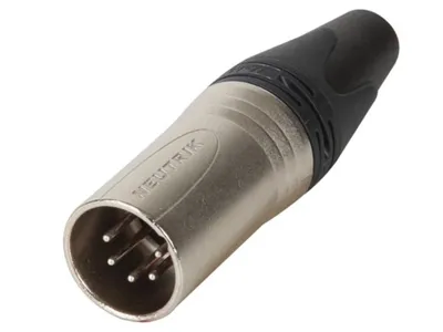 Immagine prodotto di Neutrik - Connettore cavo XLR, maschio a 5 pin, placcato argento, nichel