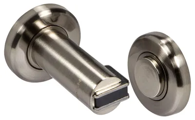 Produktbild von Türmagnet | 1 Stück – Design-Türstopper, extra stark | Magnetischer Türstopper in Edelstahloptik – H3685 | Türstopper mit einer Tragkraft von 5 kg | Massives Metall | Stopper für Zimmertüren, Tore, Innentüren und mehr.