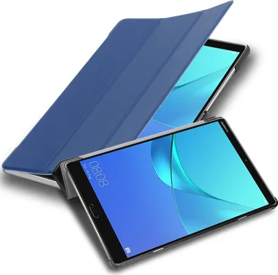 Obrázok produktu pre Cadorabo ochranné puzdro pre tablet Huawei MediaPad M5 8 (8,4") v modrom puzdre Cover Bag Auto Wake up
