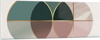Produktbild von Bilder auf glas - Einteilig - Abstraktion Räder Minimalismus - 90x30cm - Glasbilder - Wandbilder - Bilder - Wanddekoration aus Glas - Glas Bilder - Wandbild auf Glas - GAB90x30-4399