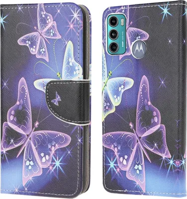 Produktbild von Motorola Moto G60 Hülle - Coverup Klapphülle - Schmetterlinge