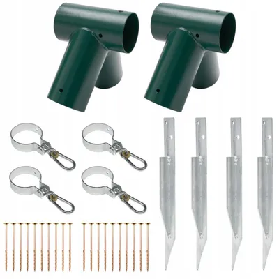 Produktbild von Tribecco Montageset für Doppelschaukel Schaukelbalken Grün
