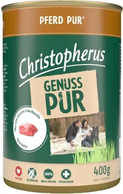 Produktbild von Christopherus Pur - Pferd 400g, Adult, jede Rasse, Pferd, 400 g, Ohne Soja