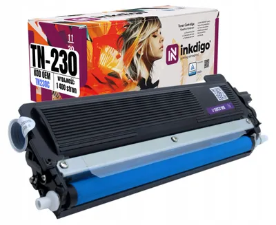 Produktbild von Inkdigo Toner TN230C für Brother DCP-9010CN, HL-3040CN, HL-3045CN, HL-3070CN – Cyan, 1400 Seiten,
