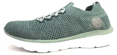 Produktbild von Rieker Damen Sneaker Sock Schlupfschuh Gummizug MemoSoft M5074, Größe:39 EU, Farbe:Grün