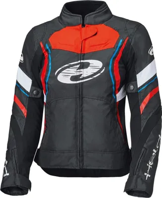 Produktbild von Held Baxley Top wasserdichte Damen Motorrad Textiljacke, schwarz/rot/blau, 2XL