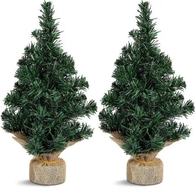 Produktbild von Kleine künstliche Weihnachtstanne mit Stand für Innen und Aussen