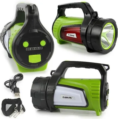 Obrázek produktu pro MAR-POL LED svítilna s funkcí powerbanky 10W, 3,7V, 1200lm M82721