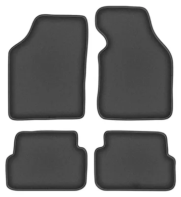 Produktbild von Velours-Fußmatten für Mazda Demio 1996-2003 (Schrägheck) – 4-tlg, Graphit, passgenau – Wielganizator DURBAN